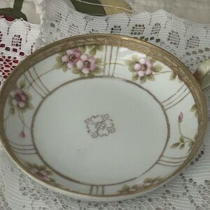 Vintage China plate hand-painted gold Nippon